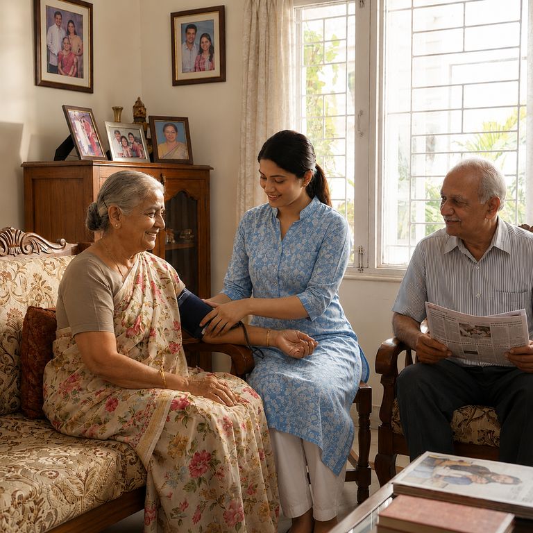Trusted in-home elder care in Kerala, India